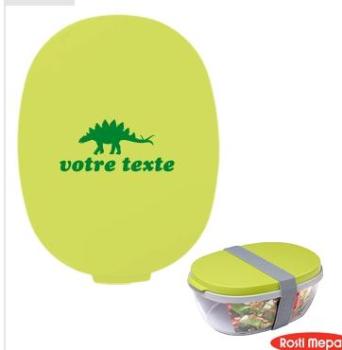 Boite à déjeuner personnalisable avec motif dinosa