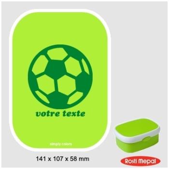 Boite à gouter personnalisable Rosti-Mepal avec mo