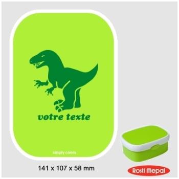 Boite à gouter personnalisable Rosti-Mepal avec mo