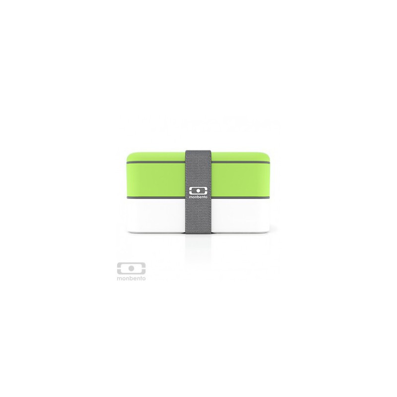 Boite bento MB ORIGINAL vert-blanc 1L, monbento