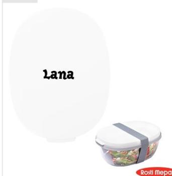 Boite à déjeuner personnalisable avec prénom Lana