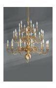 Lustre hollandais laiton trente lumières Lustre hollandais laiton trente