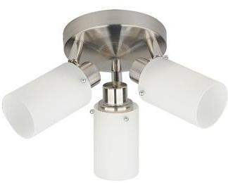 Plafonnier 3 spots TUUB Led intégré Grand angle Ac