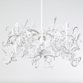 Icy Lady - Lustre - blanc/nickel
