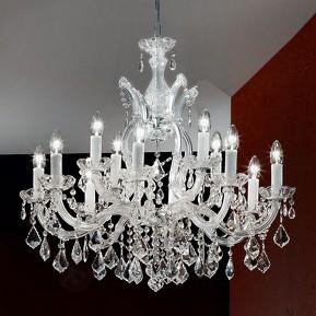 Excellent lustre LILIANA à 12 lampes