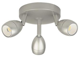 Plafonnier 3 spots PREE Led intégré Grand angle