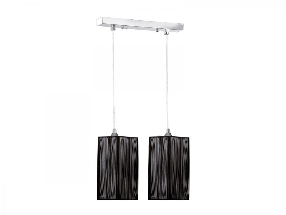 Lampe à spot suspendu design Atana chrome noir Lampe à spot suspendu design