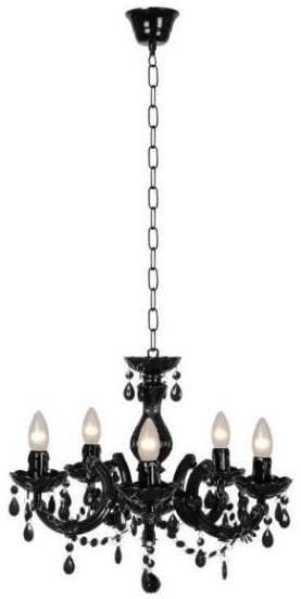 Lustre baroque Arabesque noir