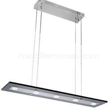Tlash - Lustre design en verre noir Solde