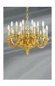 Lustre Louis XVI en bronze doré, vingt lumières