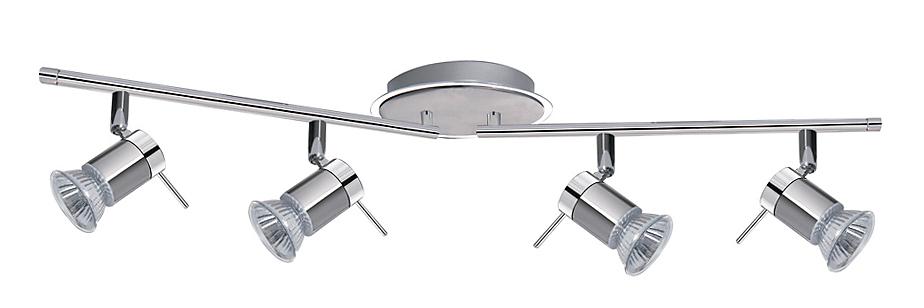 ARIES Barre 4 Spots déco salle de bain Chrome 4x 3