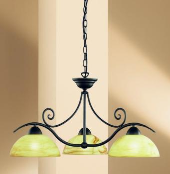 Lustre 3 lampes classique Wofi lacchino 5128.03.09