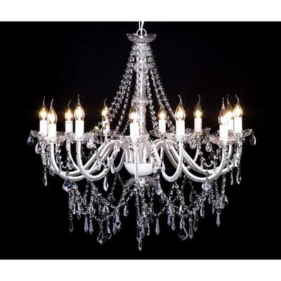 Lustre vénitien baroque plafonnier 12 lampes 1600