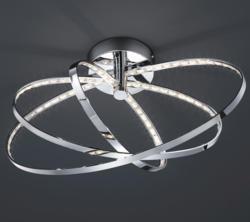 Lustre led Trio Prater Chrome Métal R62703106