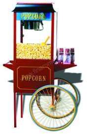 Chariot pour machine à pop-corn professionnelle Chariot pour machine à pop-corn