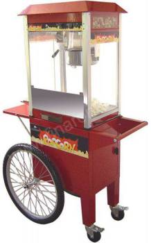 Appareil à pop corn professionnel sur chariot mobi