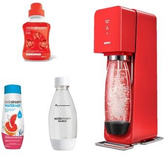 Pack Machine Source Rouge pour eau pétillante - SO