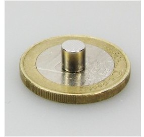 Aimant puissant cylindrique 5x5