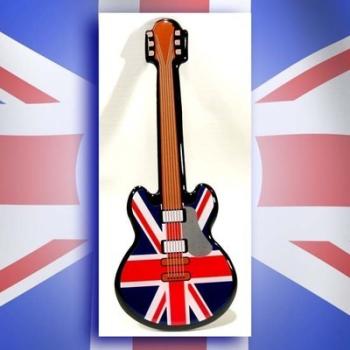 Magnet guitare drapeau Anglais