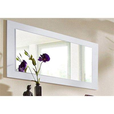 Miroir mural rectangulaire avec cadre aspect bois
