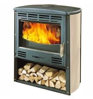 Poele à bois GODIN - Grand bois à clapet 368102SAB