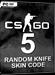 CSGO - Random Knife Skin Code - 5 Pack
