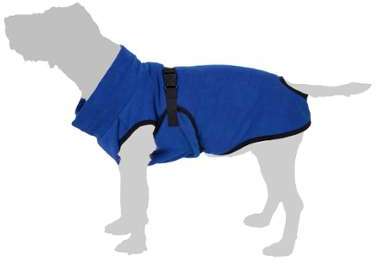 Peignoir en microfibre pour chien - taille S longueur Peignoir en microfibre pour