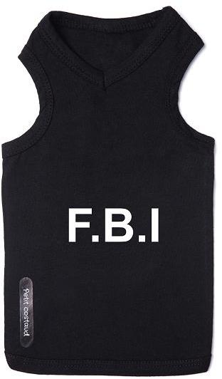 T-shirt pour chien FBI