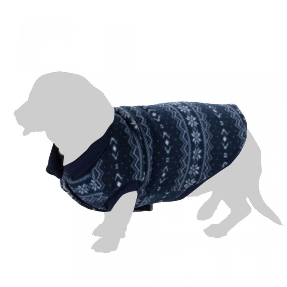 Pull-over Cristaux de glace pour chien - longueur