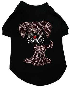 T-shirt pour chien Glitz