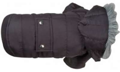 Manteau Polar noir Taille 34 cm