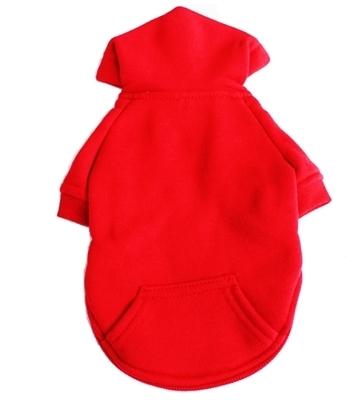 Sweat pour chien rouge