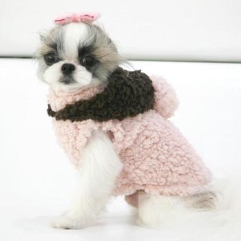 Manteaux pour chiens flocon rose Manteaux pour chiens flocon