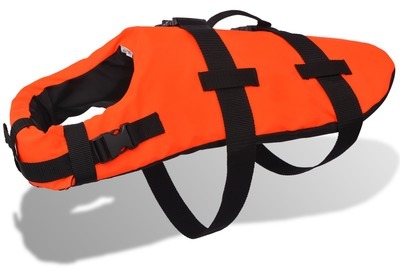 VidaXL Gilet de sauvetage pour chiens M Orange