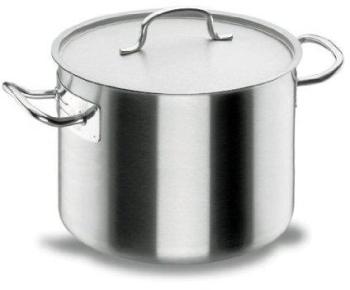Marmite basse induction avec couvercle inox 18/10