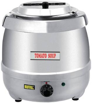 Soupière Inox 10 Litres Thermostat Réglable Ø330x3