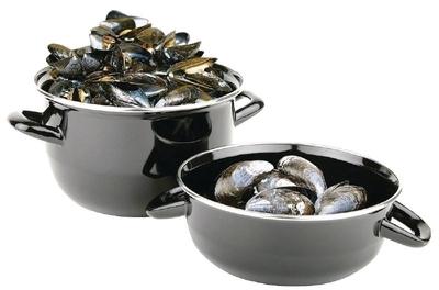 Marmite à moules émaillée 1,5kg