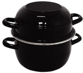 Marmites à moules émaillées 1kg