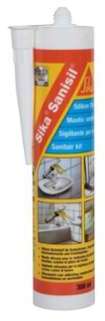 SIKA Mastic - Spécial sanitaire anti-moisissure - Blanc SIKA Mastic - Spécial sanitaire