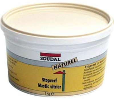 Mastic vitrier naturel 500 gr Mastic vitrier naturel 500