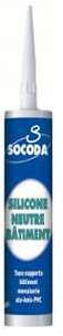 Silicone Neutre SOCODA Noir 310ml Silicone Neutre SOCODA Noir