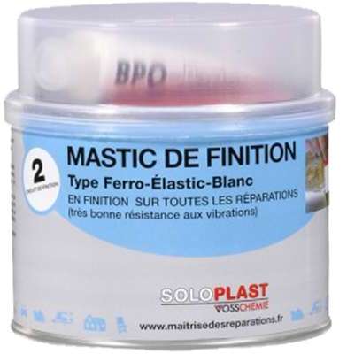 Mastic Soloplast type ferro élastic blanc 435g ave
