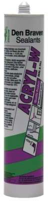 Mastic acrylique Acryl W 310 ml de couleur noir Mastic acrylique Acryl W 310