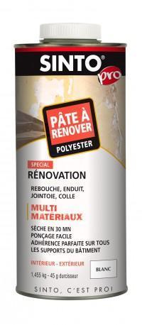 Pâte à rénover - Cartouche de 1.455 Kg - BLANC - S