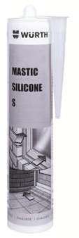 Mastic silicone s transparent lot de 25 cartouches Mastic silicone s transparent