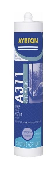 Mastic vitrier silicone acétique A 311 Ayrton tran