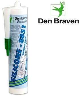 Mastic silicone 8051 neutre translucide - DEN BRAV