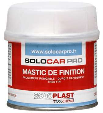 Mastic de finition Solocar Pro avec durcisseur 1kg