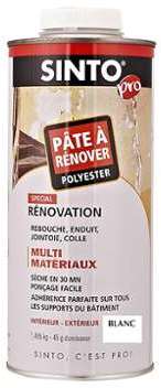 Pâte à rénover + Tube durcisseur SINTO SA - Blanc