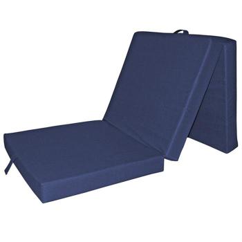 Matelas pliable en trois SAMBA, bleu